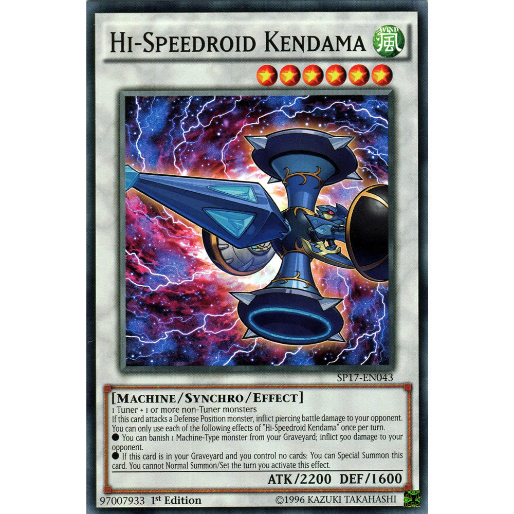 Hi-Speedroid Kendama SP17-EN043 Yu-Gi-Oh! Card from the Star Pack 17 Set