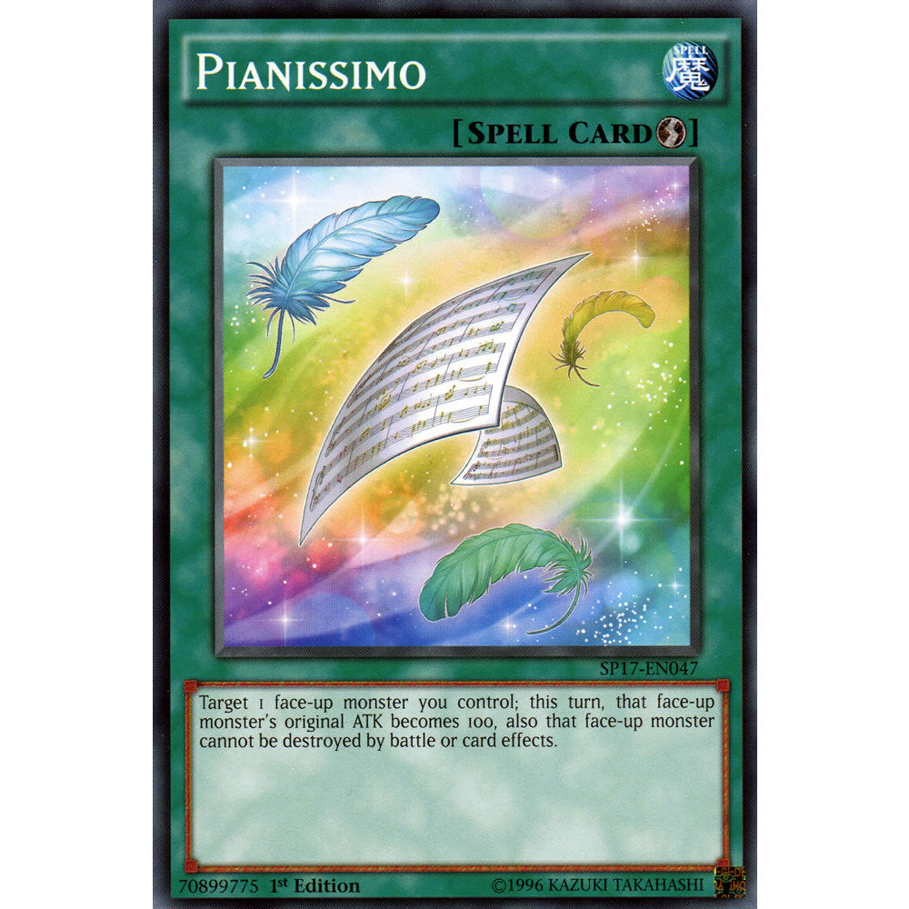 Pianissimo SP17-EN047 Yu-Gi-Oh! Card from the Star Pack 17 Set