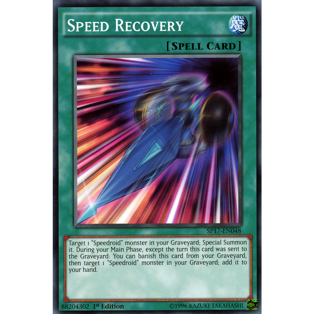 Speed Recovery SP17-EN048 Yu-Gi-Oh! Card from the Star Pack 17 Set