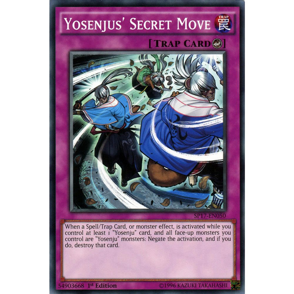 Yosenjus' Secret Move SP17-EN050 Yu-Gi-Oh! Card from the Star Pack 17 Set