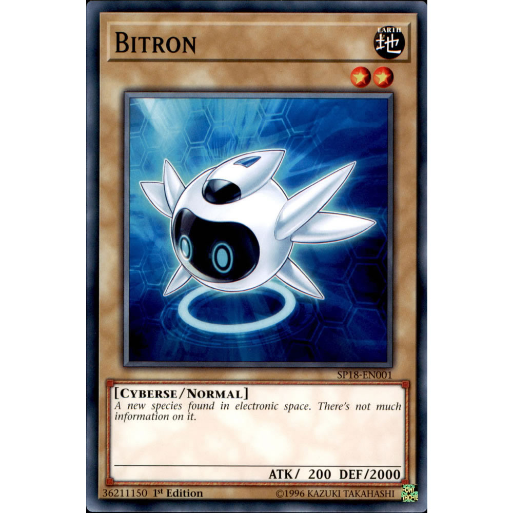 Bitron SP18-EN001 Yu-Gi-Oh! Card from the Star Pack: VRAINS Set