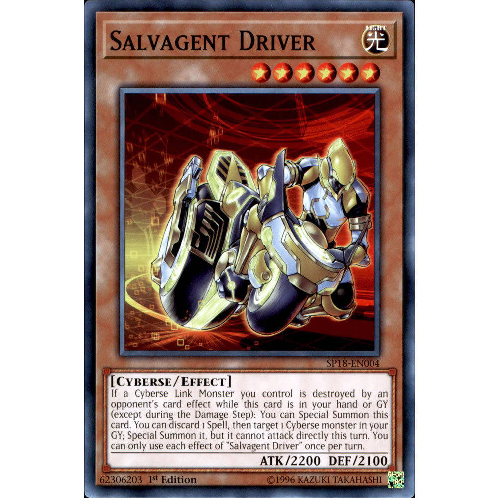 Salvagent Driver SP18-EN004 Yu-Gi-Oh! Card from the Star Pack: VRAINS Set