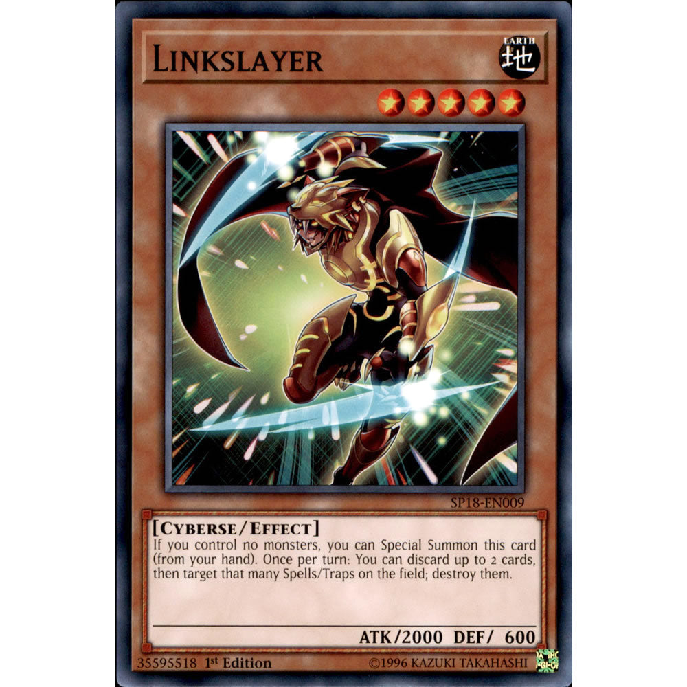 Linkslayer SP18-EN009 Yu-Gi-Oh! Card from the Star Pack: VRAINS Set