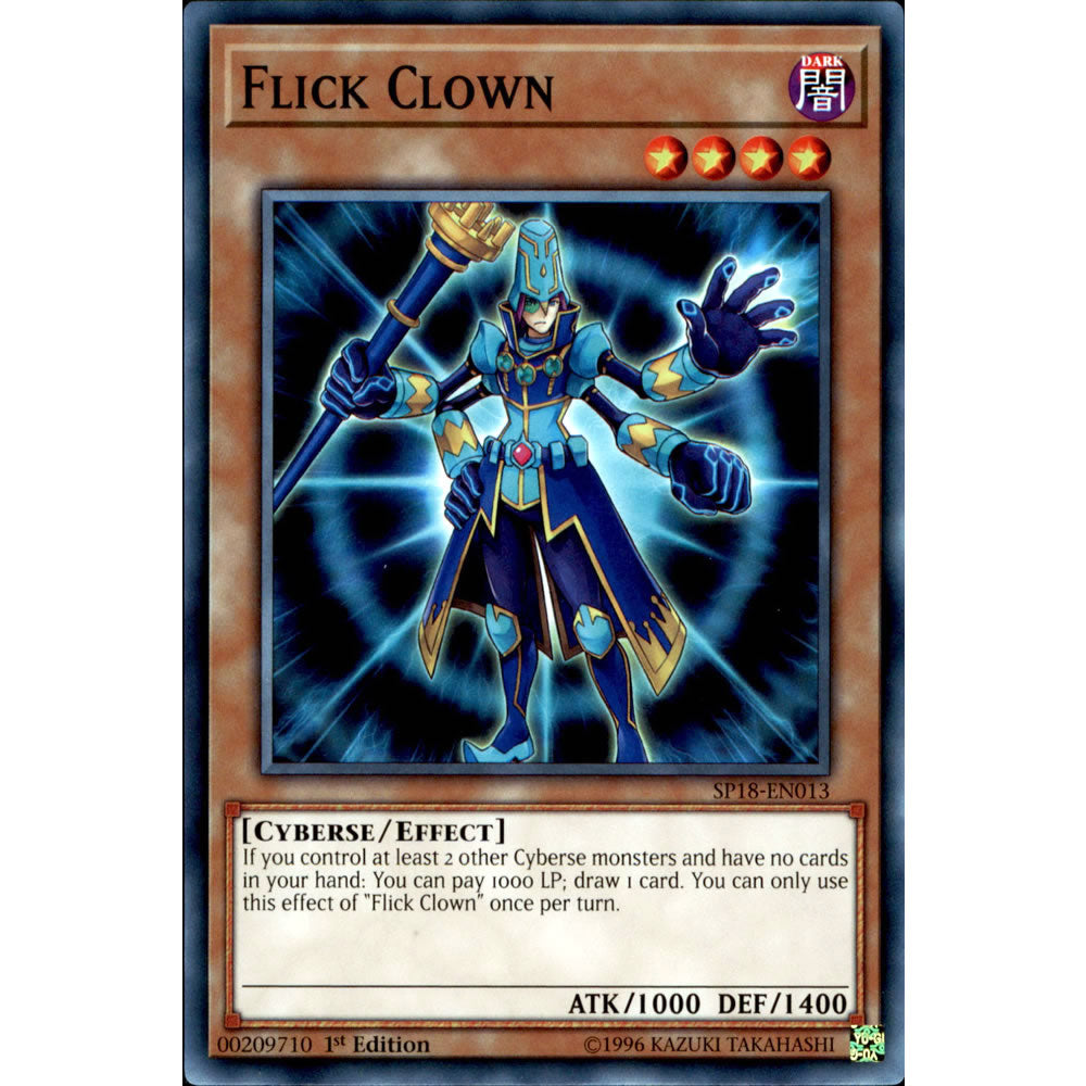 Flick Clown SP18-EN013 Yu-Gi-Oh! Card from the Star Pack: VRAINS Set