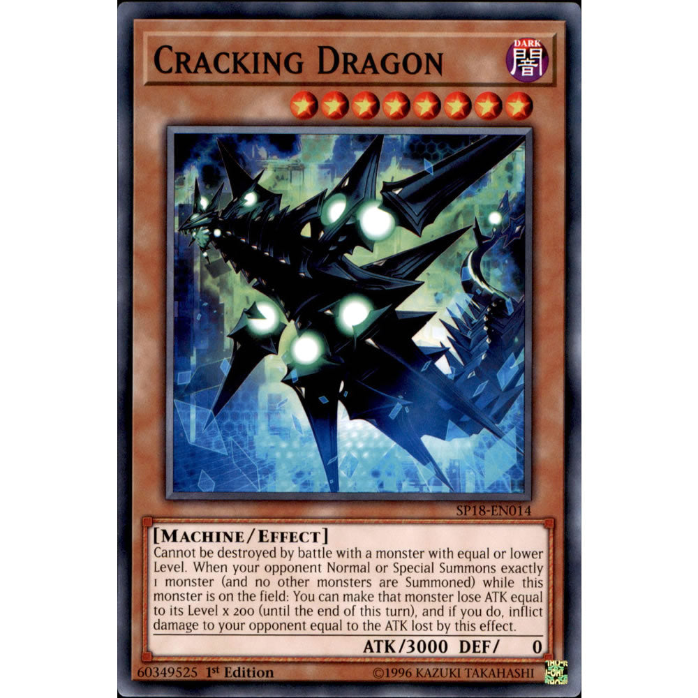 Cracking Dragon SP18-EN014 Yu-Gi-Oh! Card from the Star Pack: VRAINS Set