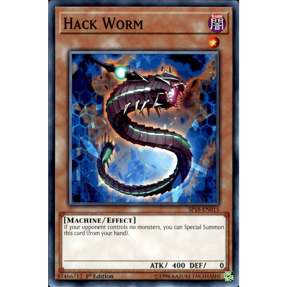 Hack Worm SP18-EN015 Yu-Gi-Oh! Card from the Star Pack: VRAINS Set