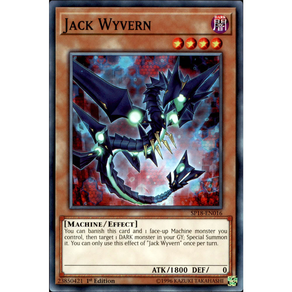 Jack Wyvern SP18-EN016 Yu-Gi-Oh! Card from the Star Pack: VRAINS Set
