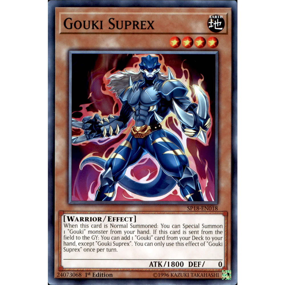 Gouki Suprex SP18-EN018 Yu-Gi-Oh! Card from the Star Pack: VRAINS Set