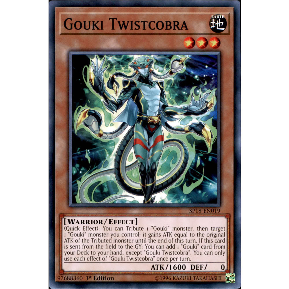 Gouki Twistcobra SP18-EN019 Yu-Gi-Oh! Card from the Star Pack: VRAINS Set