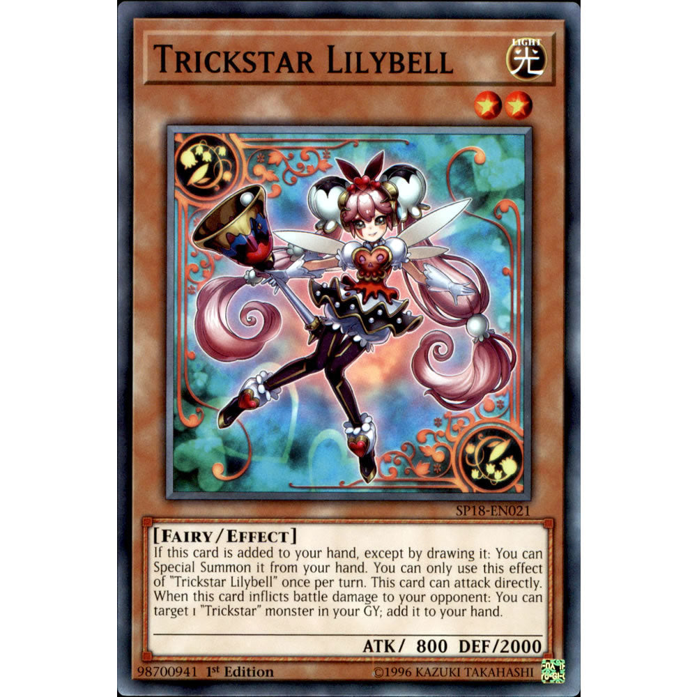 Trickstar Lilybell SP18-EN021 Yu-Gi-Oh! Card from the Star Pack: VRAINS Set
