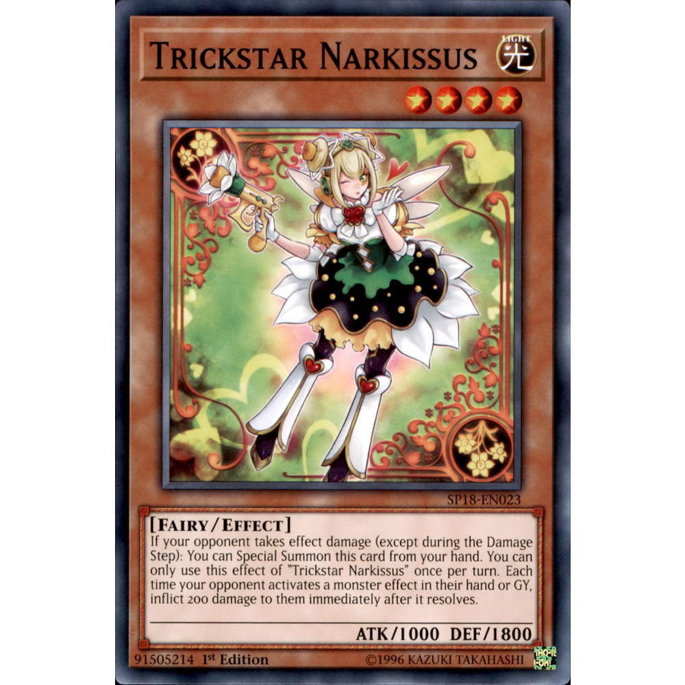 Trickstar Narkissus SP18-EN023 Yu-Gi-Oh! Card from the Star Pack: VRAINS Set