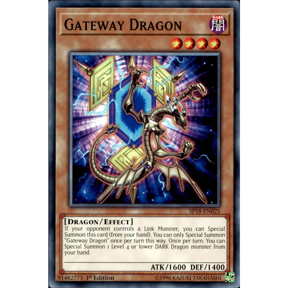 Gateway Dragon SP18-EN025 Yu-Gi-Oh! Card from the Star Pack: VRAINS Set