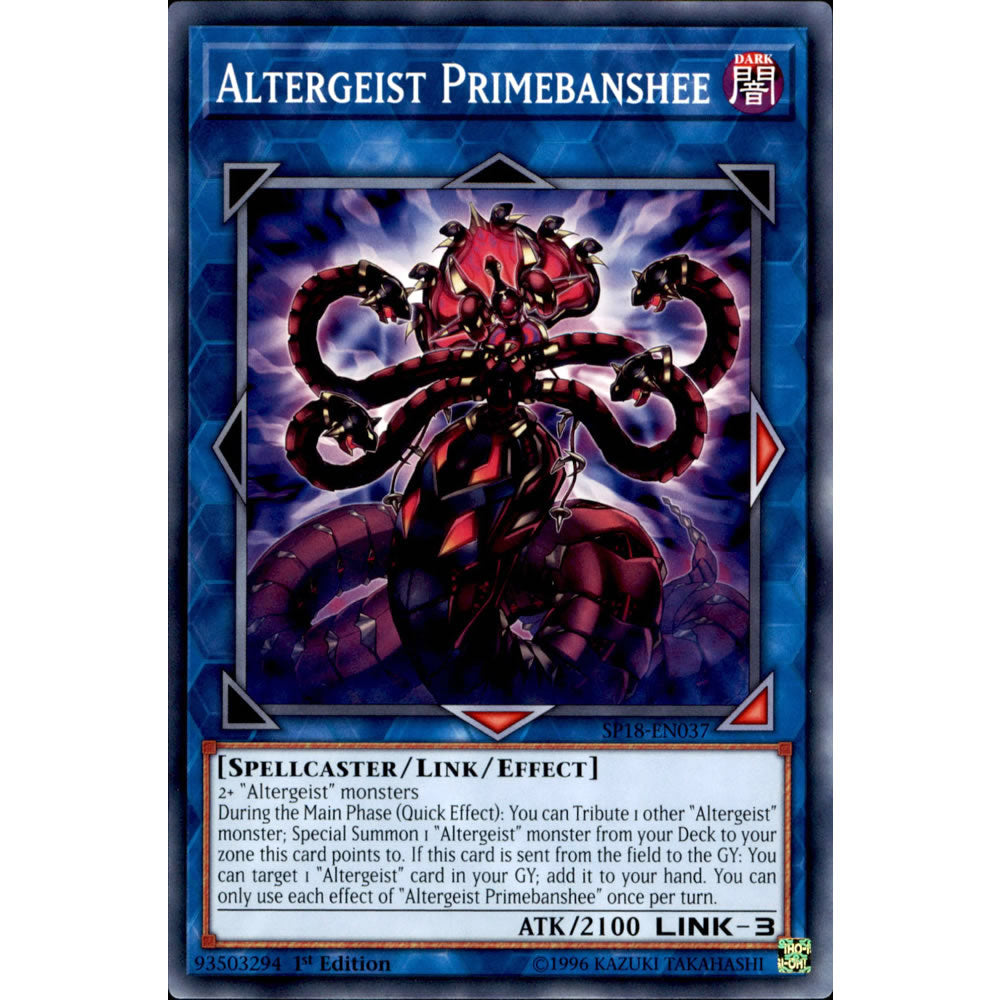 Altergeist Primebanshee SP18-EN037 Yu-Gi-Oh! Card from the Star Pack: VRAINS Set