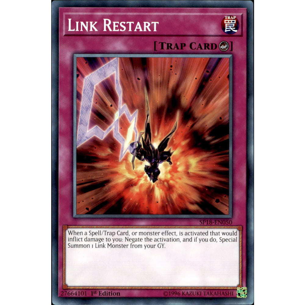 Link Restart SP18-EN050 Yu-Gi-Oh! Card from the Star Pack: VRAINS Set