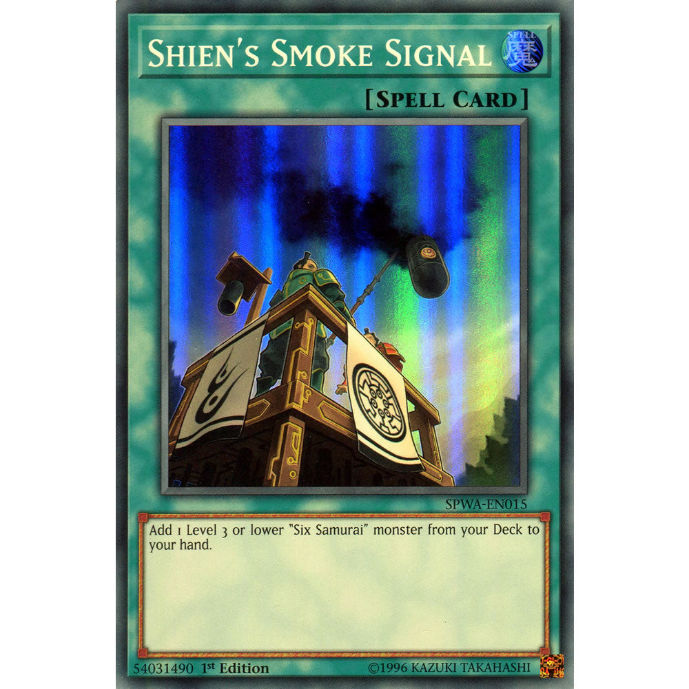 Shien's Smoke Signal SPWA-EN015 Yu-Gi-Oh! Card from the Spirit Warriors Set