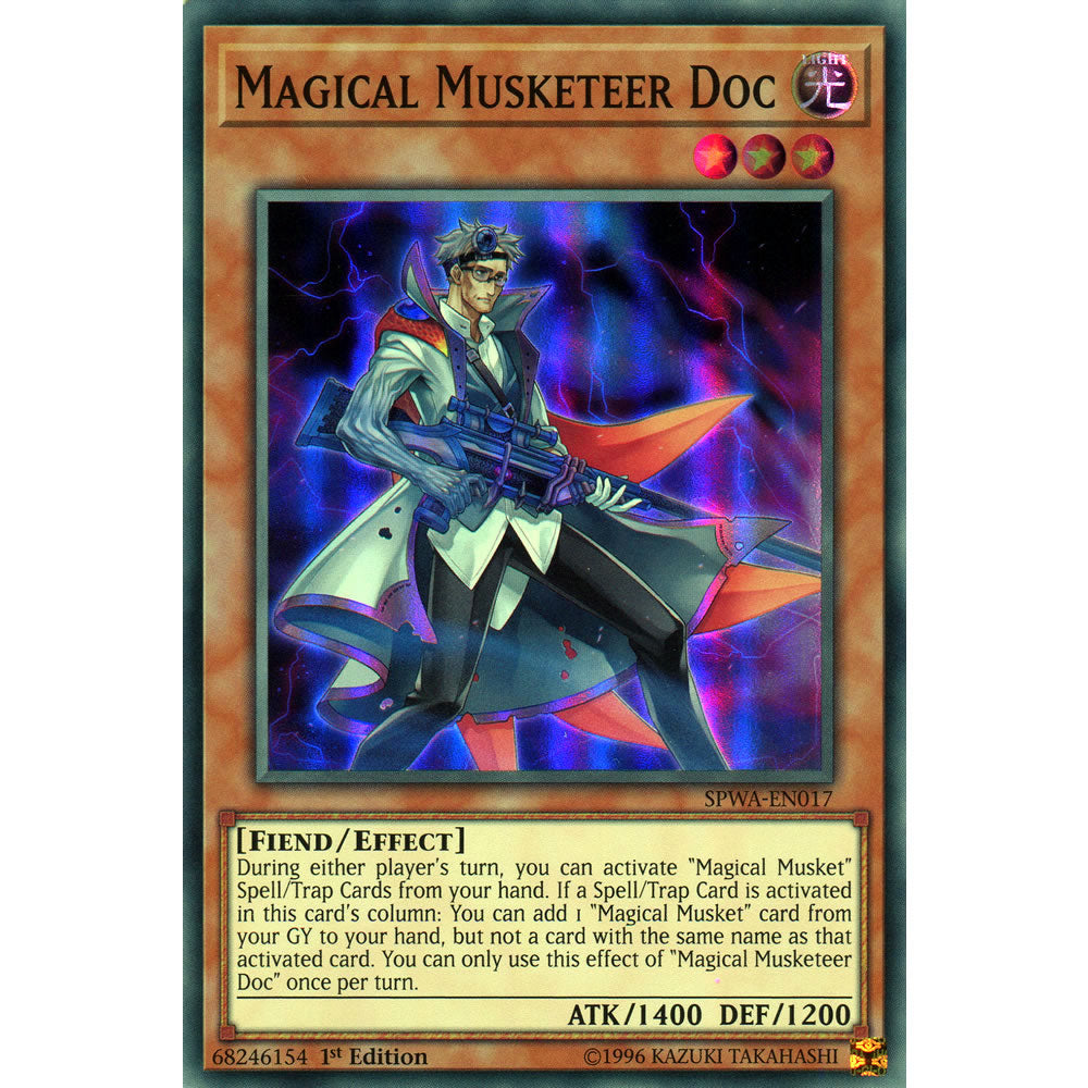 Magical Musketeer Doc SPWA-EN017 Yu-Gi-Oh! Card from the Spirit Warriors Set
