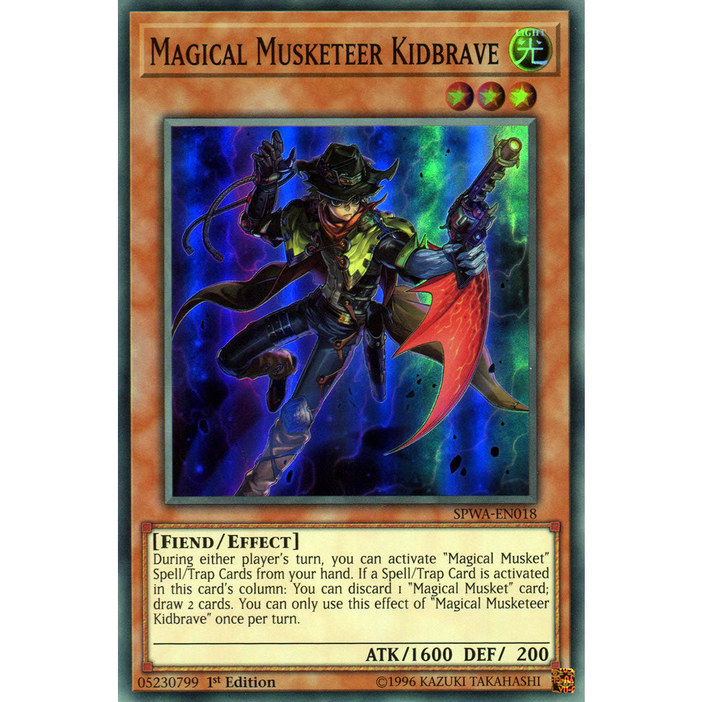 Magical Musketeer Kidbrave SPWA-EN018 Yu-Gi-Oh! Card from the Spirit Warriors Set