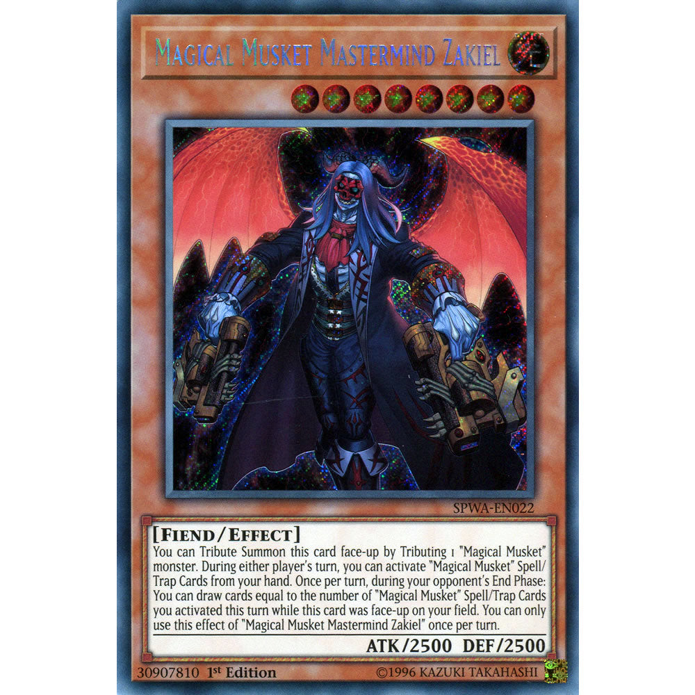 Magical Musket Mastermind Zakiel SPWA-EN022 Yu-Gi-Oh! Card from the Spirit Warriors Set