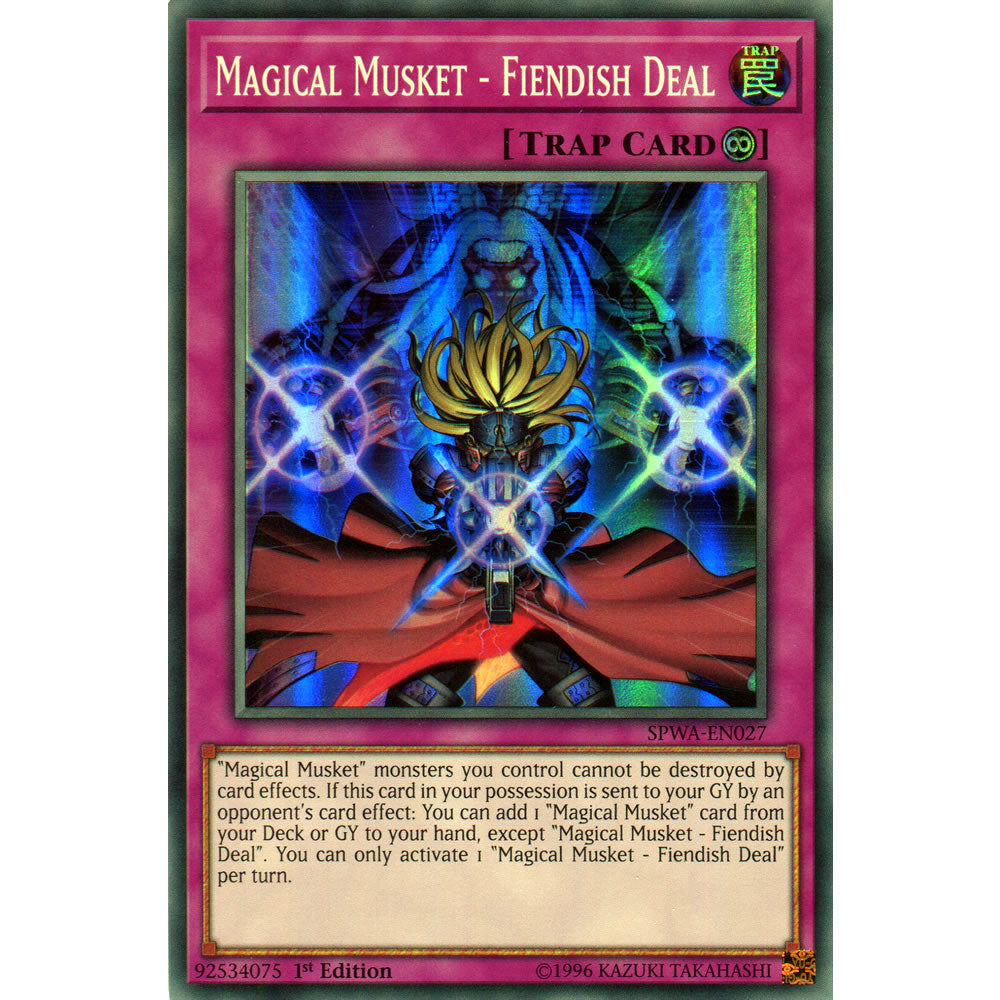 Magical Musket - Fiendish Deal SPWA-EN027 Yu-Gi-Oh! Card from the Spirit Warriors Set
