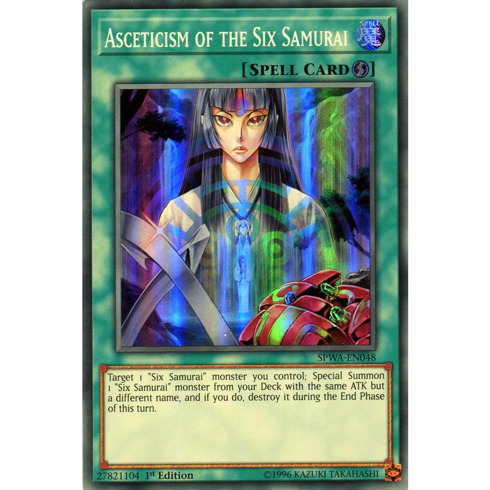 Asceticism of the Six Samurai SPWA-EN048 Yu-Gi-Oh! Card from the Spirit Warriors Set