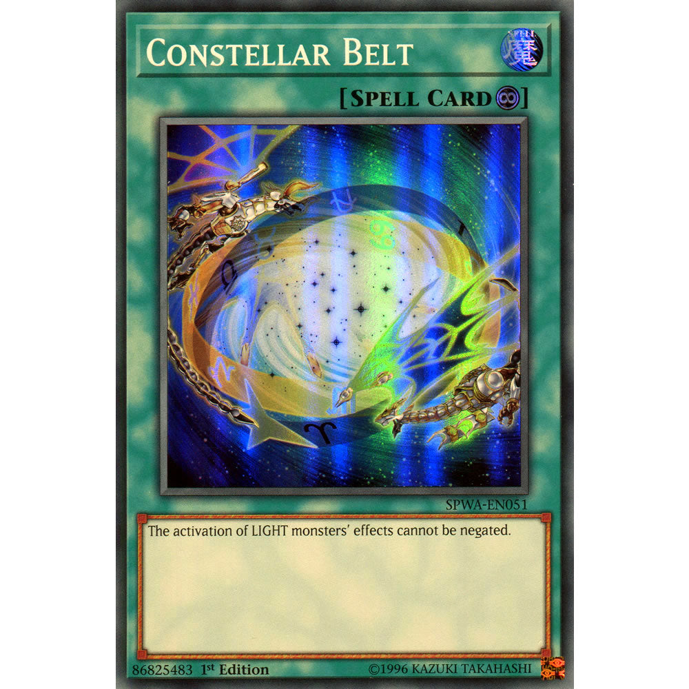 Constellar Belt SPWA-EN051 Yu-Gi-Oh! Card from the Spirit Warriors Set