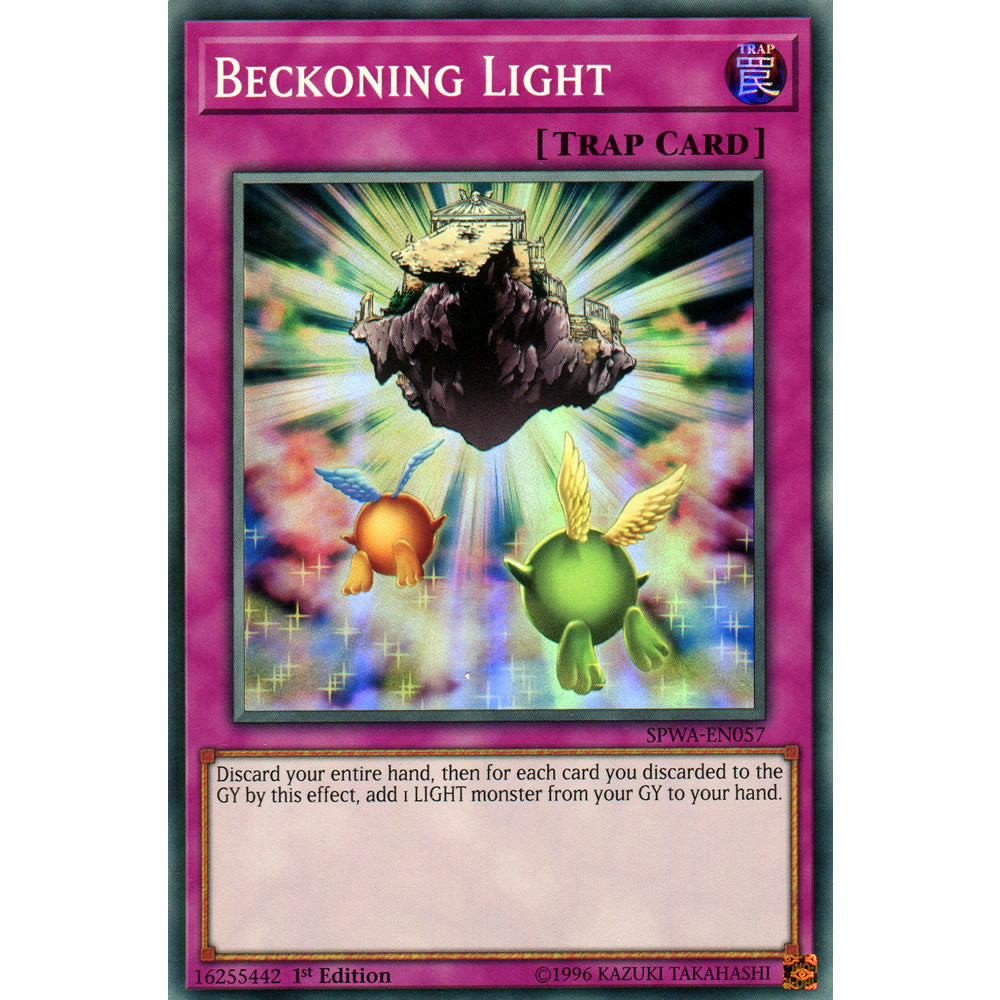 Beckoning Light SPWA-EN057 Yu-Gi-Oh! Card from the Spirit Warriors Set