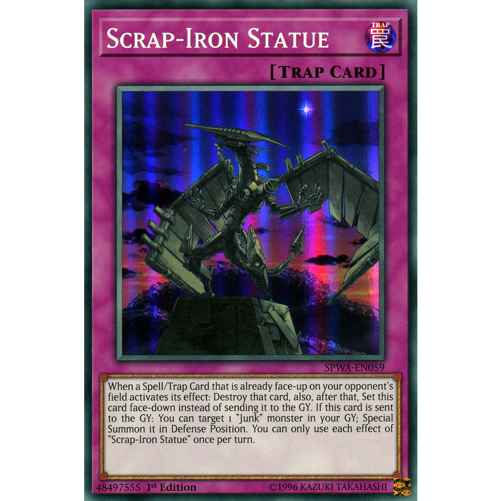Scrap-Iron Statue SPWA-EN059 Yu-Gi-Oh! Card from the Spirit Warriors Set