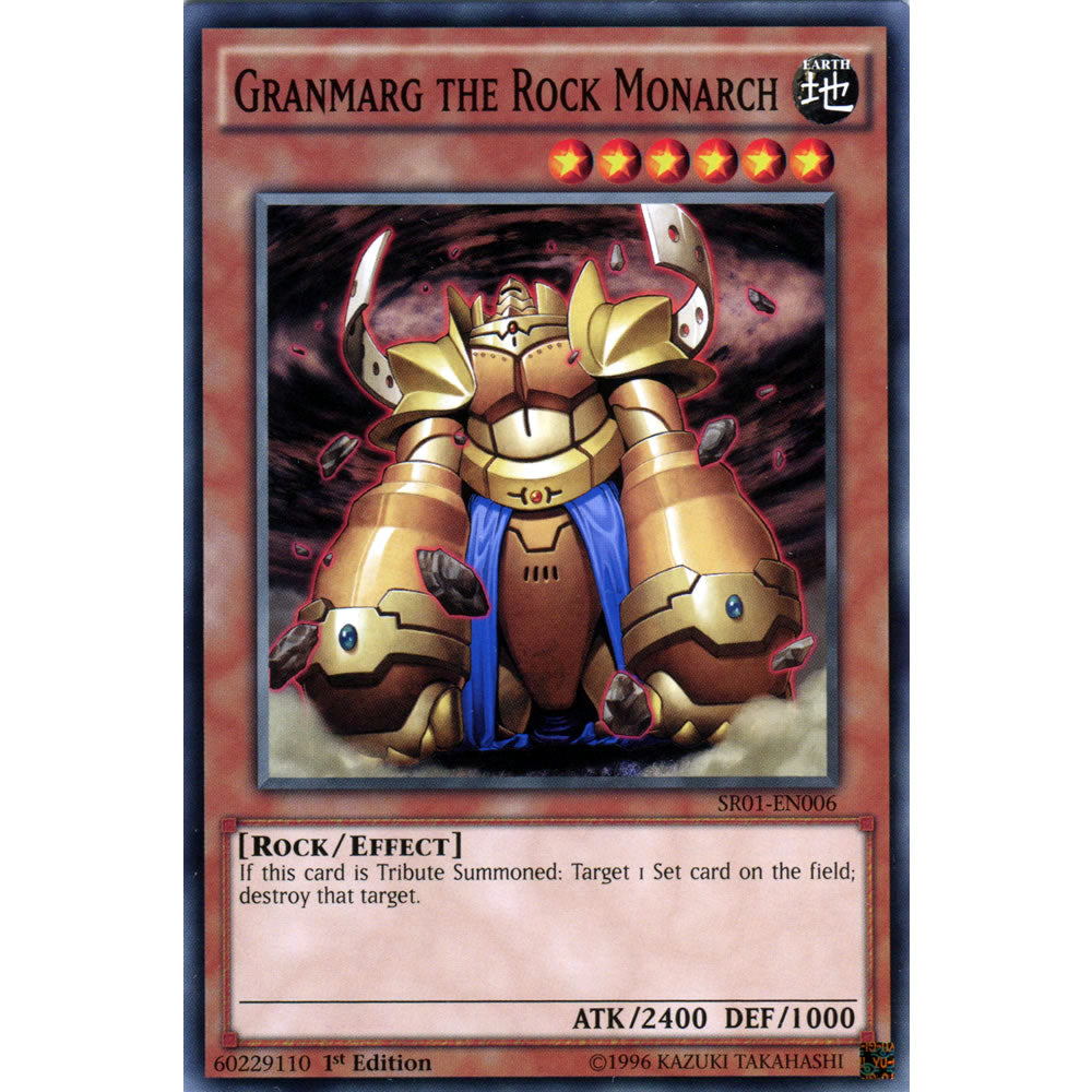 Granmarg the Rock Monarch SR01-EN006 Yu-Gi-Oh! Card from the Emperor of Darkness Set