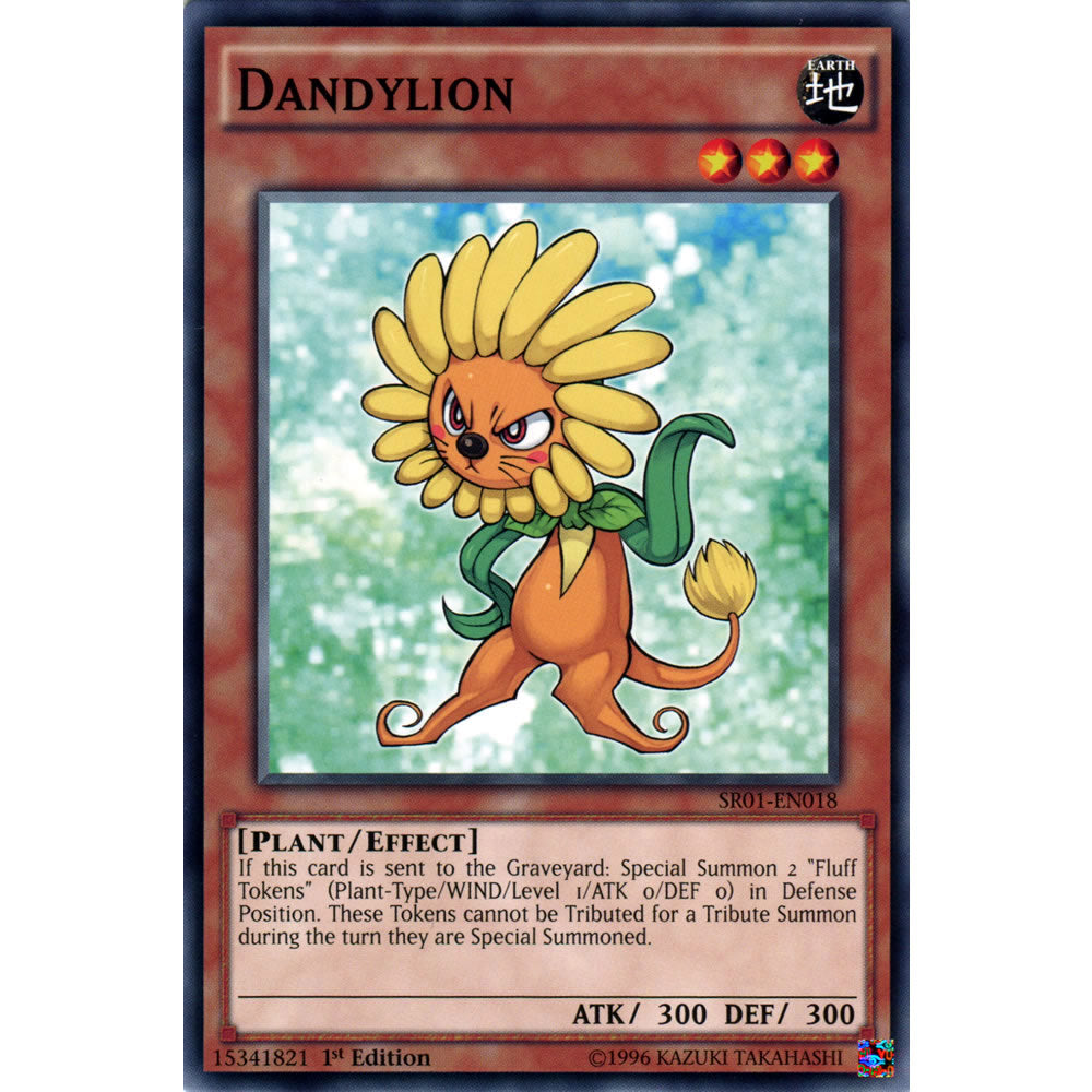 Dandylion SR01-EN018 Yu-Gi-Oh! Card from the Emperor of Darkness Set