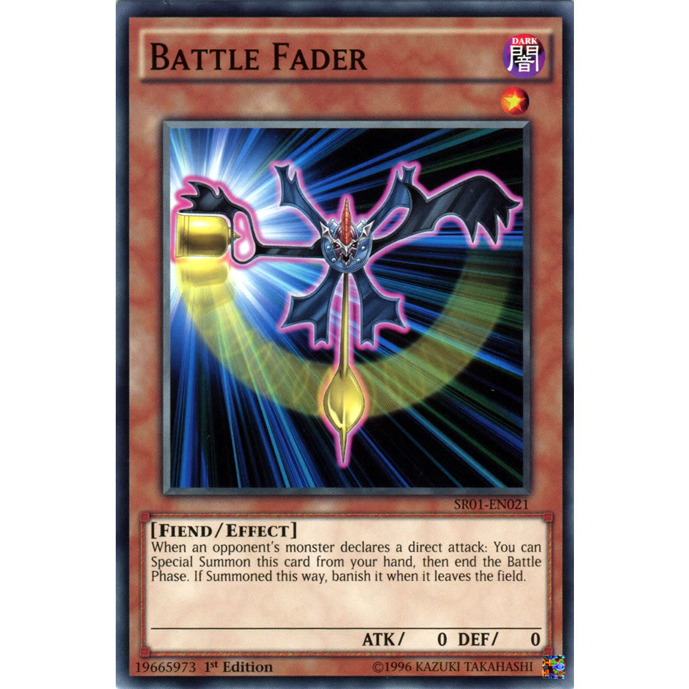 Battle Fader SR01-EN021 Yu-Gi-Oh! Card from the Emperor of Darkness Set