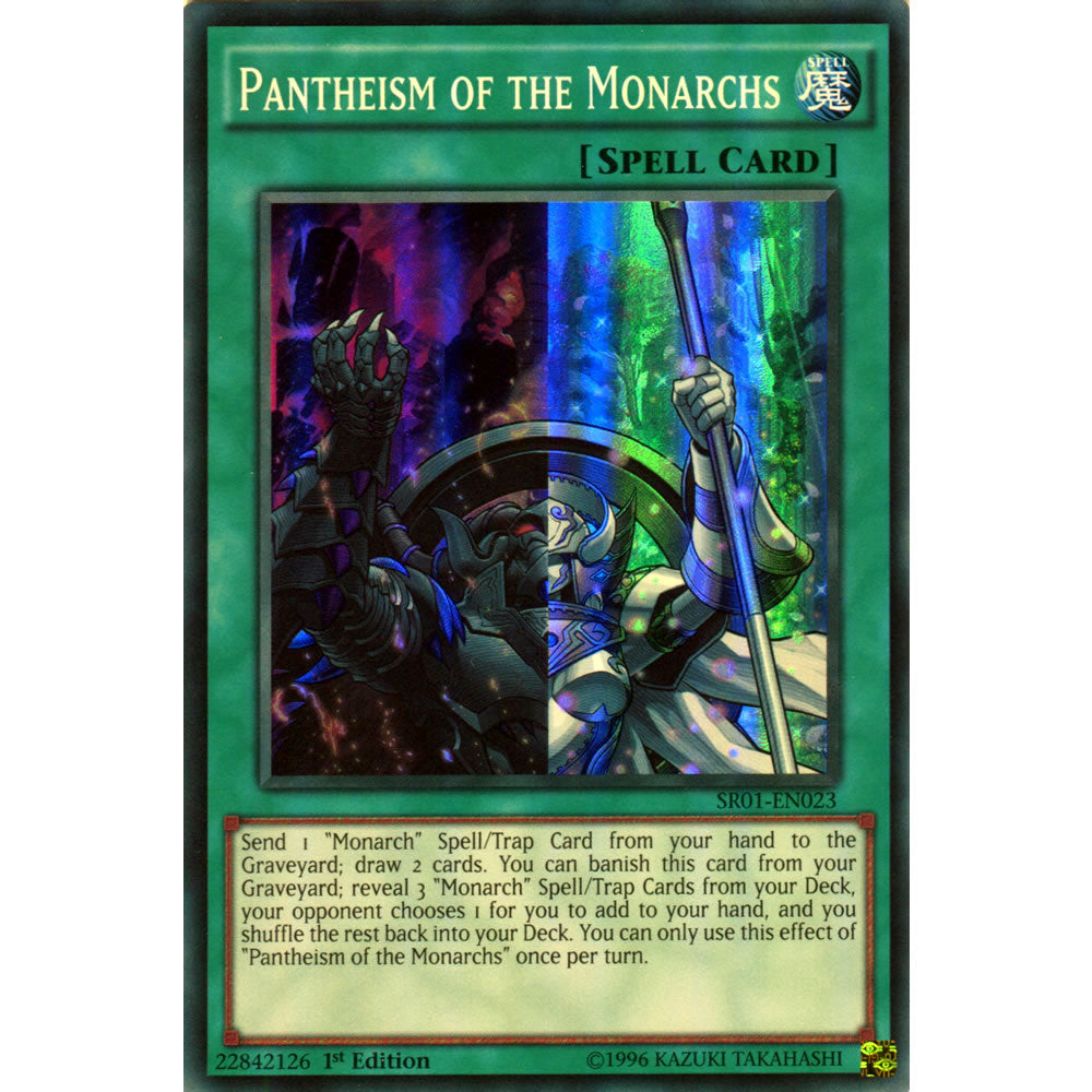 Pantheism of the Monarchs SR01-EN023 Yu-Gi-Oh! Card from the Emperor of Darkness Set