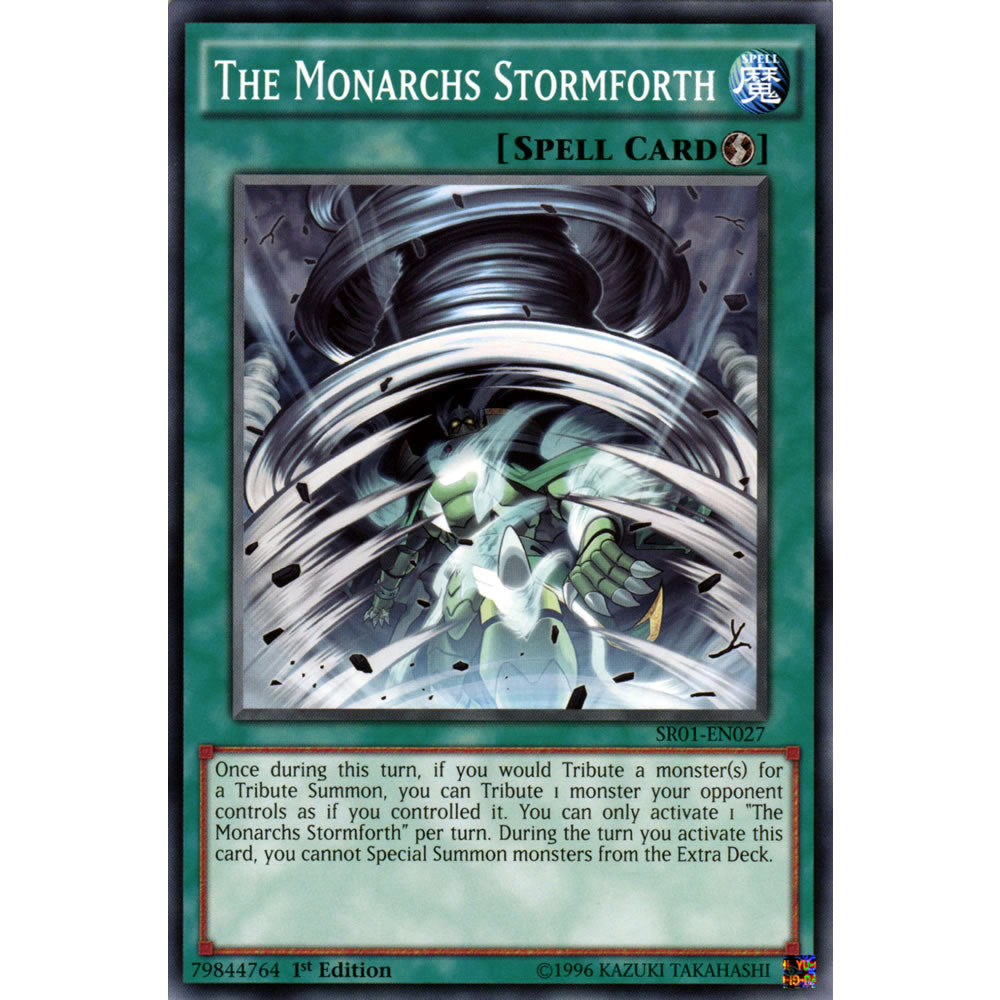 The Monarchs Stormforth SR01-EN027 Yu-Gi-Oh! Card from the Emperor of Darkness Set