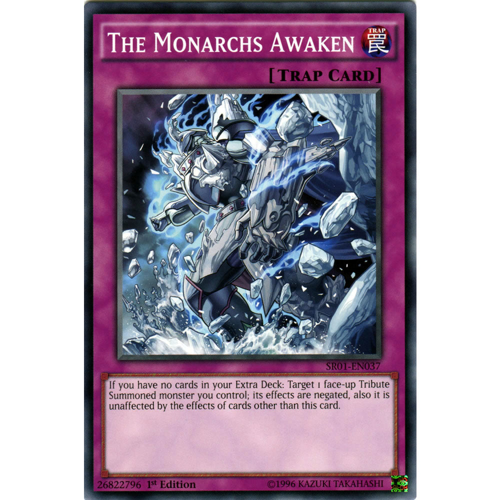 The Monarchs Awaken SR01-EN037 Yu-Gi-Oh! Card from the Emperor of Darkness Set