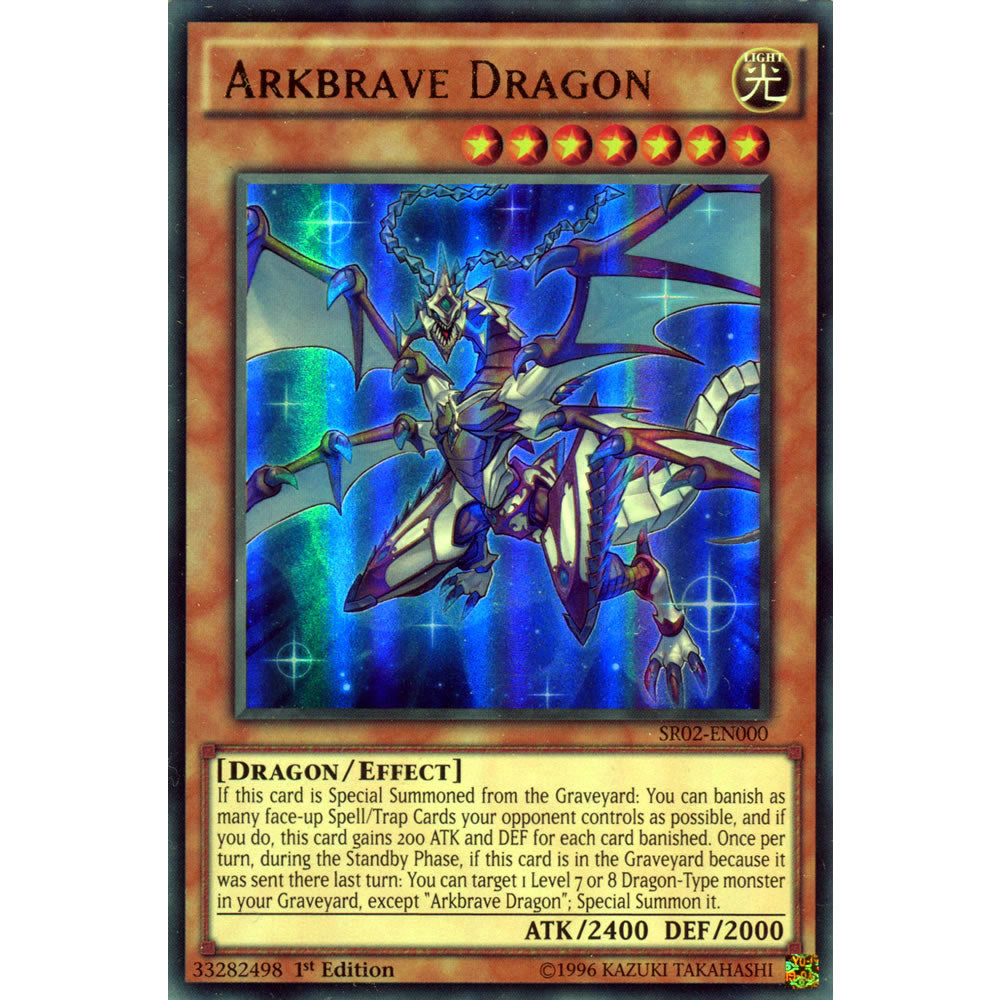 Arkbrave Dragon SR02-EN000 Yu-Gi-Oh! Card from the Rise of the True Dragons Set