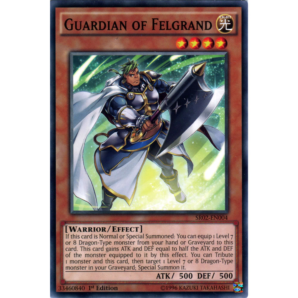 Guardian of Felgrand SR02-EN004 Yu-Gi-Oh! Card from the Rise of the True Dragons Set