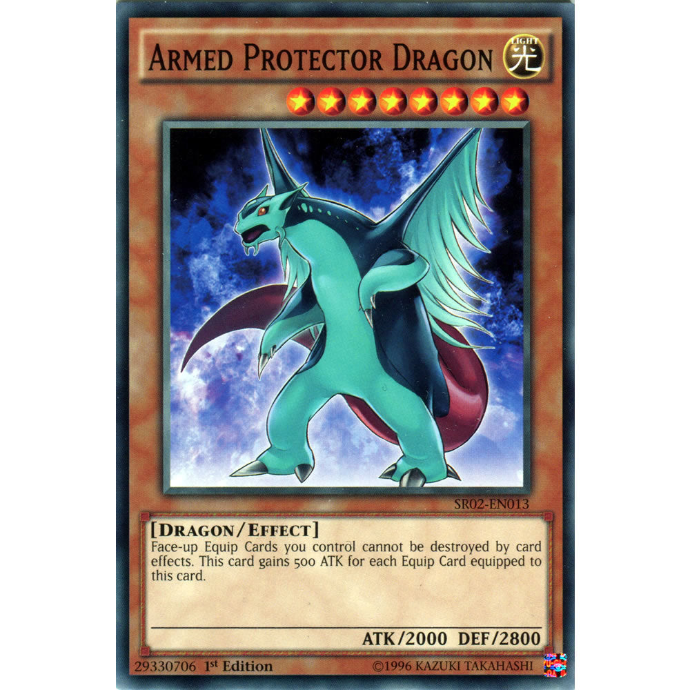 Armed Protector Dragon SR02-EN013 Yu-Gi-Oh! Card from the Rise of the True Dragons Set