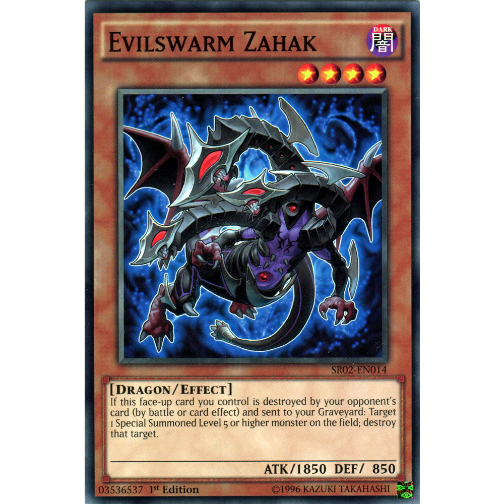 Evilswarm Zahak SR02-EN014 Yu-Gi-Oh! Card from the Rise of the True Dragons Set