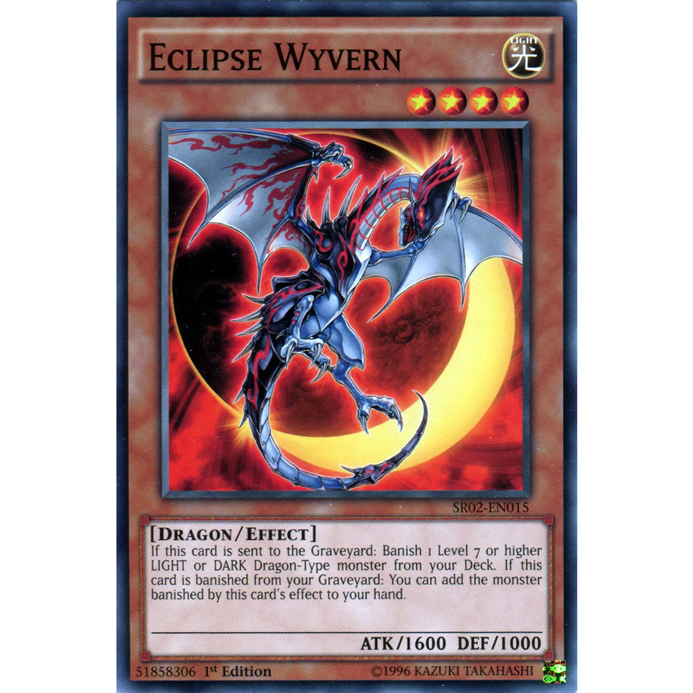 Eclipse Wyvern SR02-EN015 Yu-Gi-Oh! Card from the Rise of the True Dragons Set