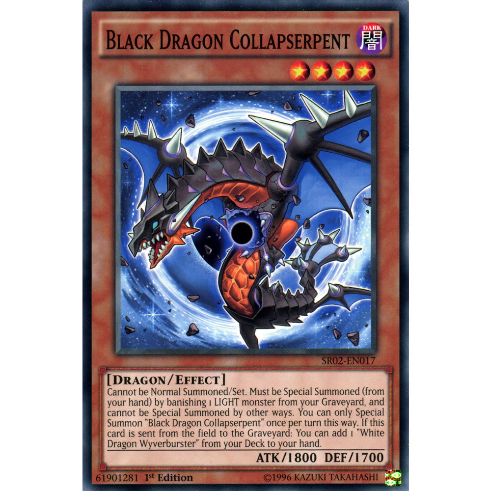 Black Dragon Collapserpent SR02-EN017 Yu-Gi-Oh! Card from the Rise of the True Dragons Set