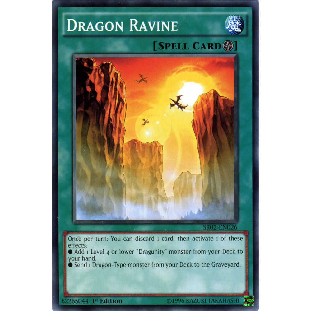 Dragon Ravine SR02-EN026 Yu-Gi-Oh! Card from the Rise of the True Dragons Set