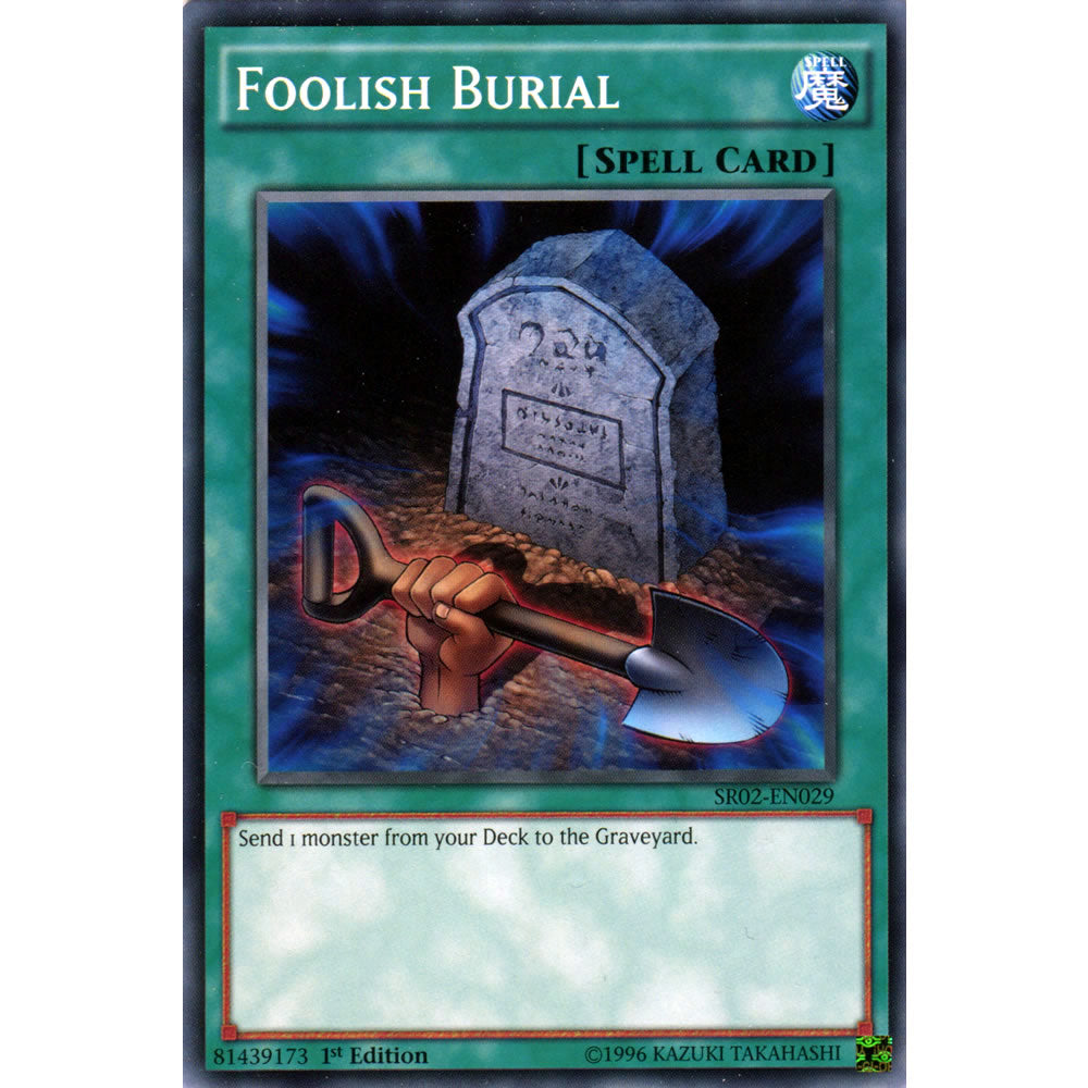 Foolish Burial SR02-EN029 Yu-Gi-Oh! Card from the Rise of the True Dragons Set