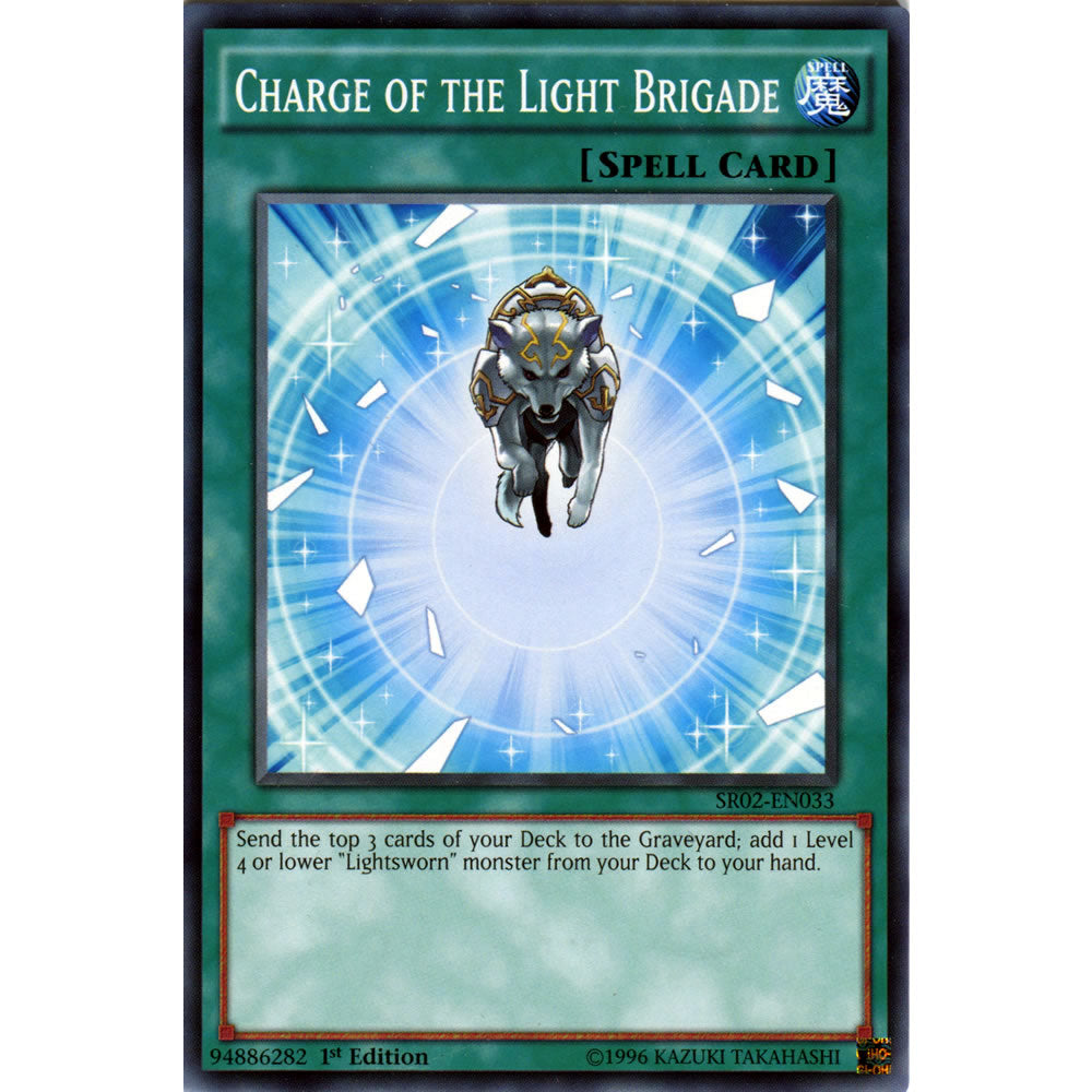 Charge of the Light Brigade SR02-EN033 Yu-Gi-Oh! Card from the Rise of the True Dragons Set