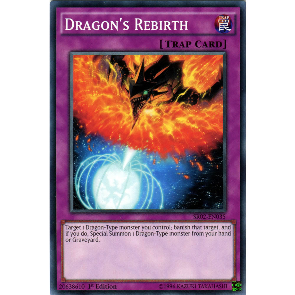 Dragon's Rebirth SR02-EN035 Yu-Gi-Oh! Card from the Rise of the True Dragons Set