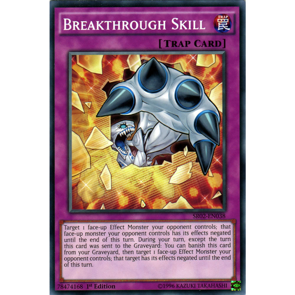 Breakthrough Skill SR02-EN038 Yu-Gi-Oh! Card from the Rise of the True Dragons Set