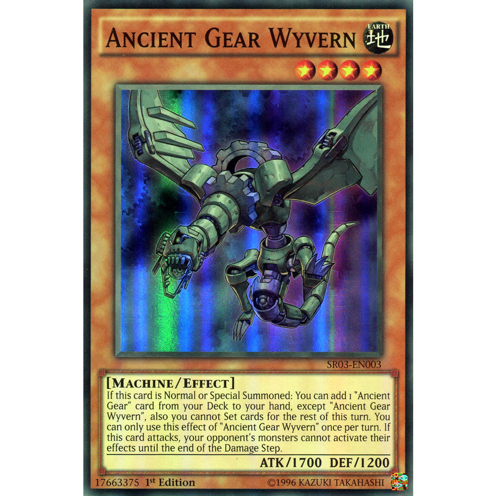 Ancient Gear Wyvern SR03-EN003 Yu-Gi-Oh! Card from the Machine Reactor Set
