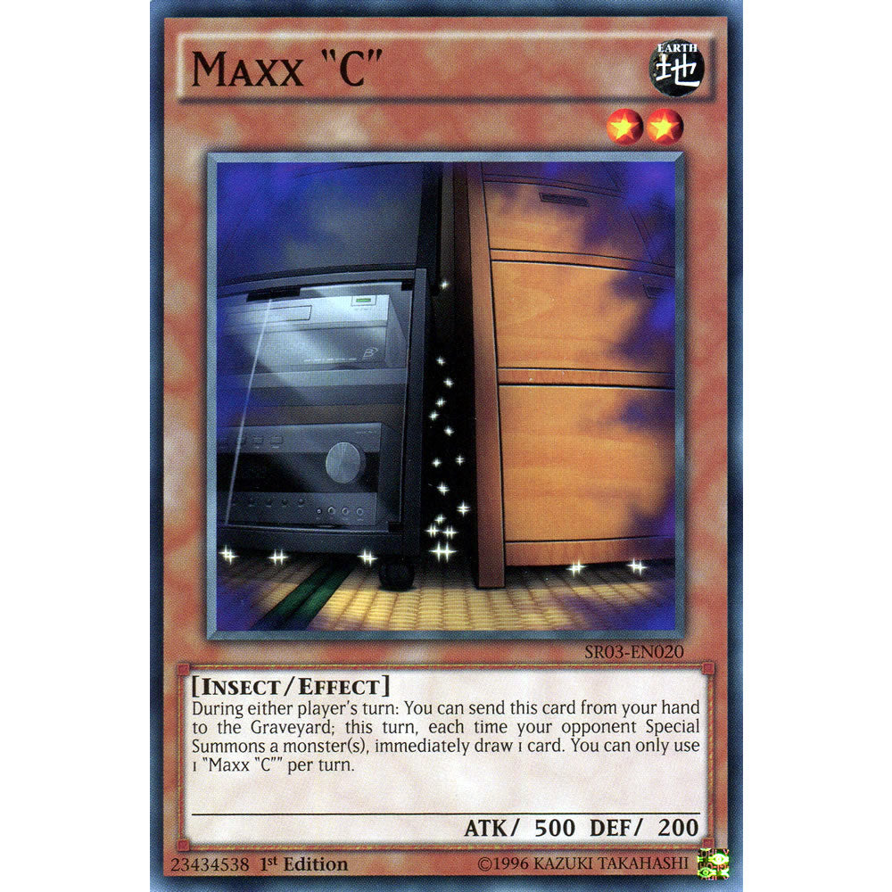 Maxx "C" SR03-EN020 Yu-Gi-Oh! Card from the Machine Reactor Set