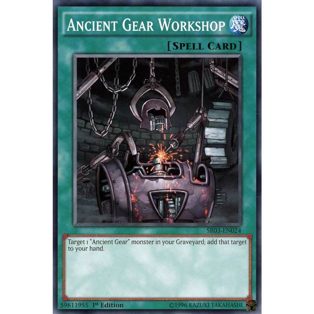 Ancient Gear Workshop SR03-EN024 Yu-Gi-Oh! Card from the Machine Reactor Set