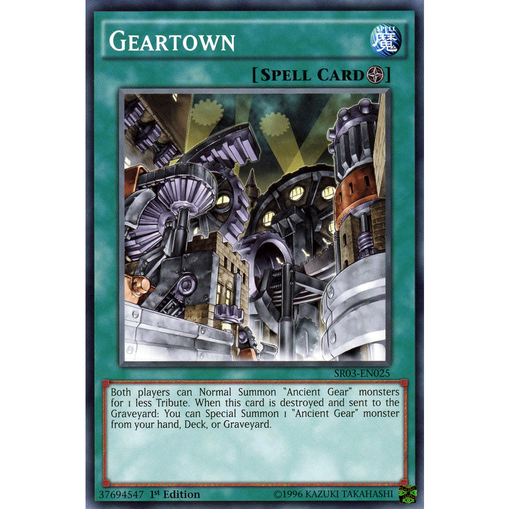 Geartown SR03-EN025 Yu-Gi-Oh! Card from the Machine Reactor Set