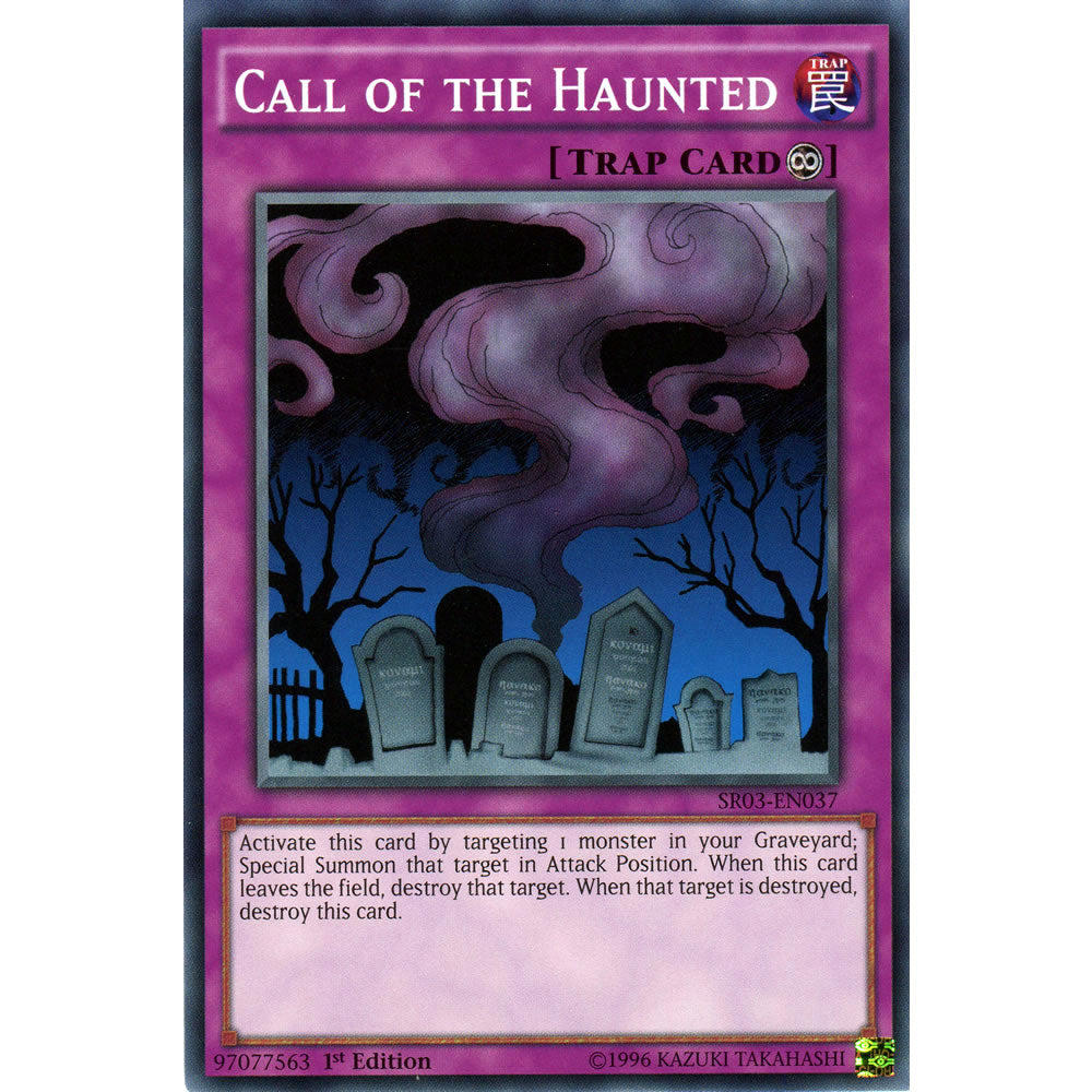 Call of the Haunted SR03-EN037 Yu-Gi-Oh! Card from the Machine Reactor Set