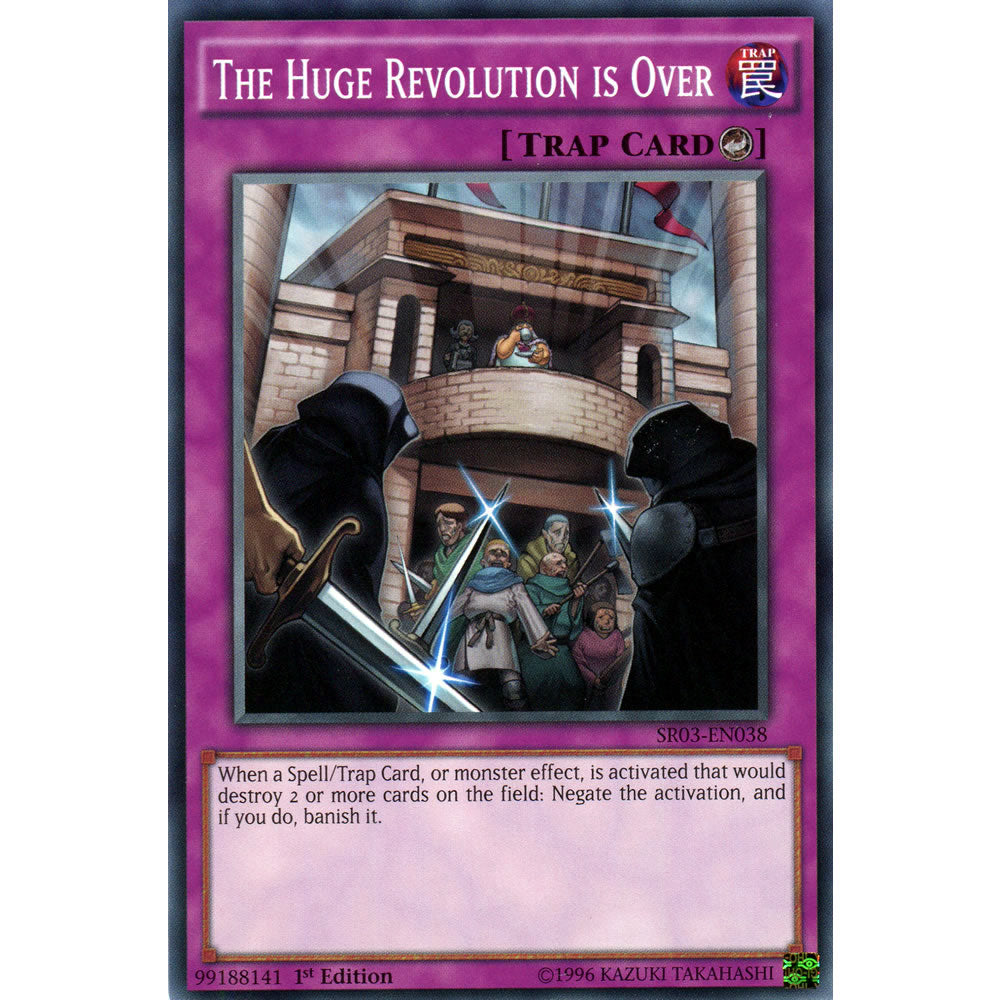 The Huge Revolution is Over SR03-EN038 Yu-Gi-Oh! Card from the Machine Reactor Set